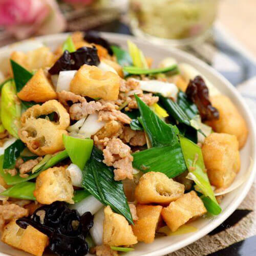「DIY」肉末油条