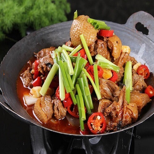 香辣可口的干锅鸭肉做法图解3)