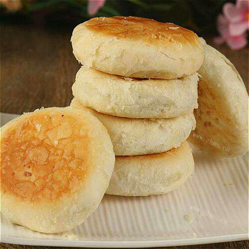 自制红糖豆沙馅饼