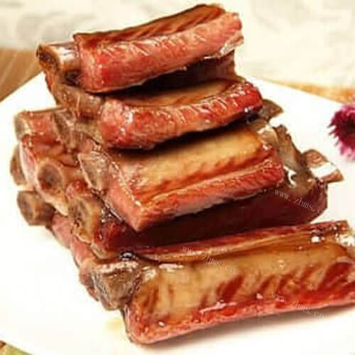 美味的腊排骨