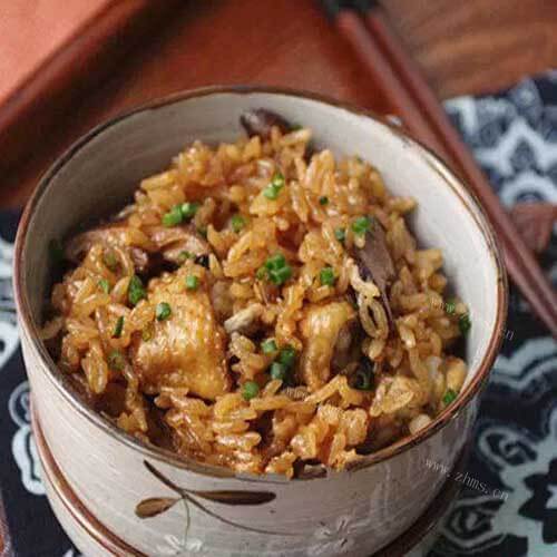 香菇麻油鸡米饭