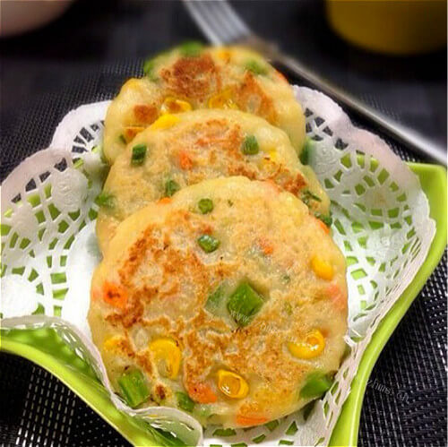 唇齿留香的米饭土豆饼