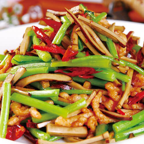 美味香干炒肉丝