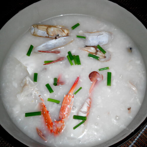 外婆教我做香菇海鲜粥