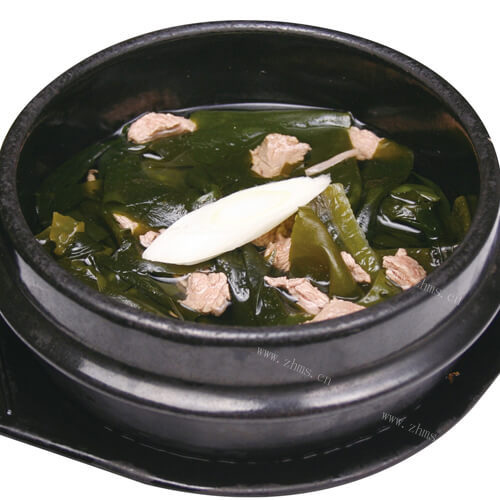 美味的海带汤的做法