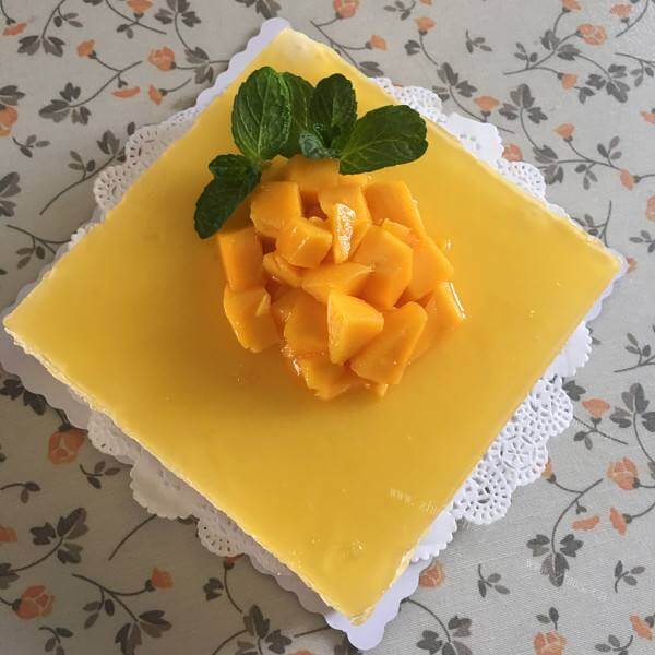 很喜欢的芒果芝士蛋糕