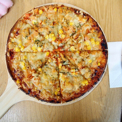 健康美食之牛肉酱披萨