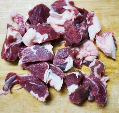 口齿留香的羊肉萝卜饭做法图解1)