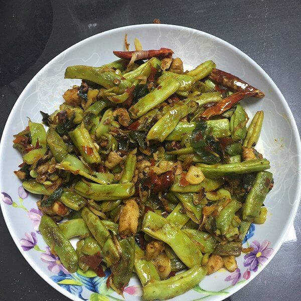 好吃的干煸四季豆