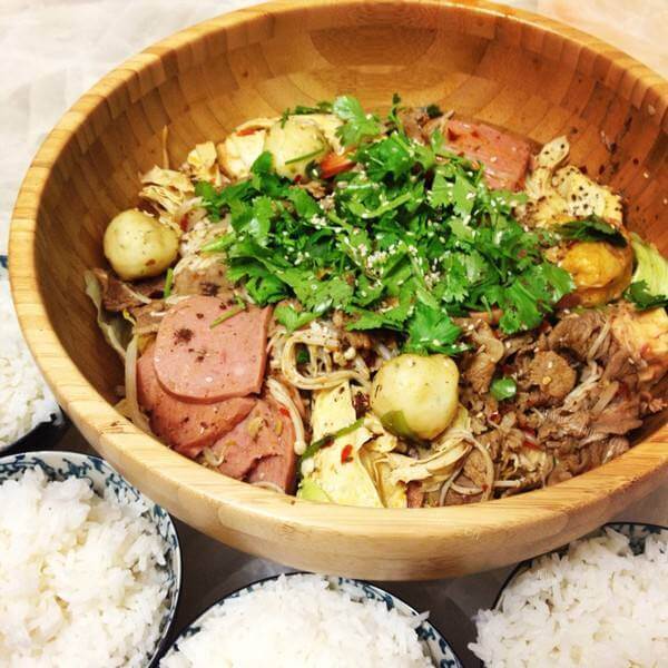 香喷喷的家庭式麻辣香锅 