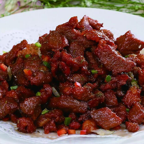 美味的炒牛肉