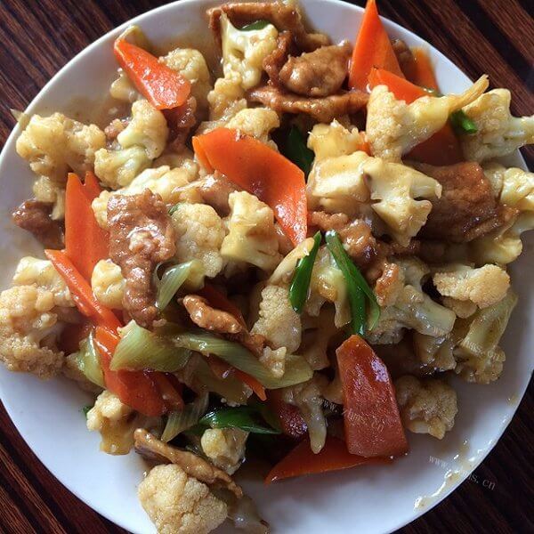 美味干煸花菜