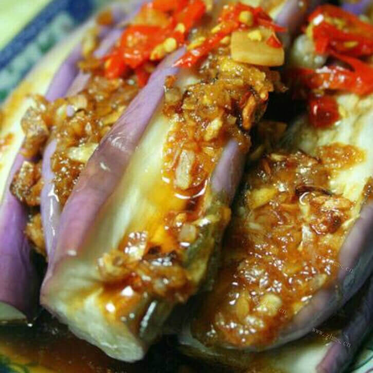 美味的蒜蓉炖茄子