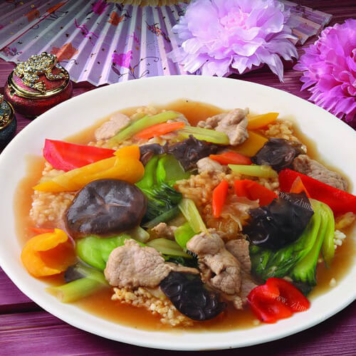 美味的锅巴肉片的做法