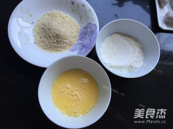 美味的芋泥香酥棒做法图解6)