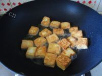 香糯鱼香肉沫烧豆腐做法图解4)