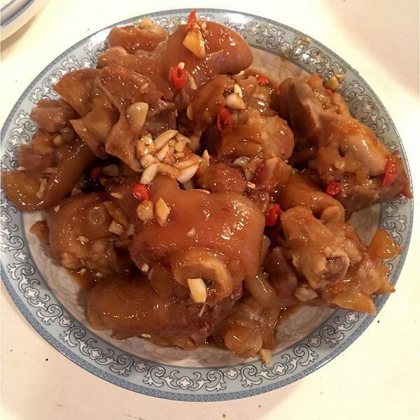 美味的酸甜猪脚