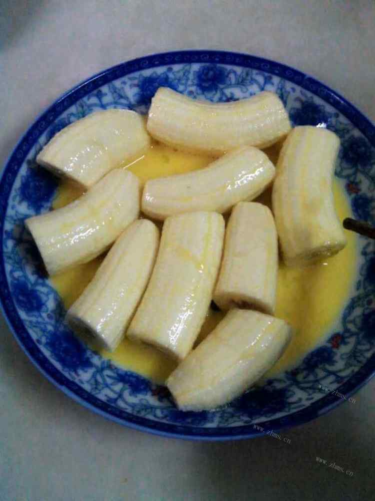 独特的黄金香蕉酥做法图解3)