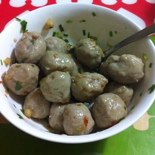 好吃的客家肉丸 