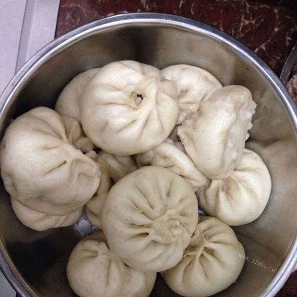 美味的木耳洋葱素包子