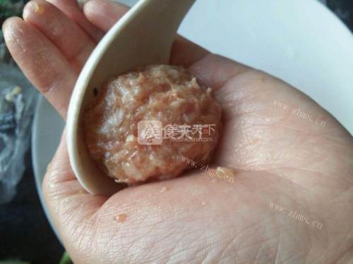 美味酱汁肉圆做法图解7)