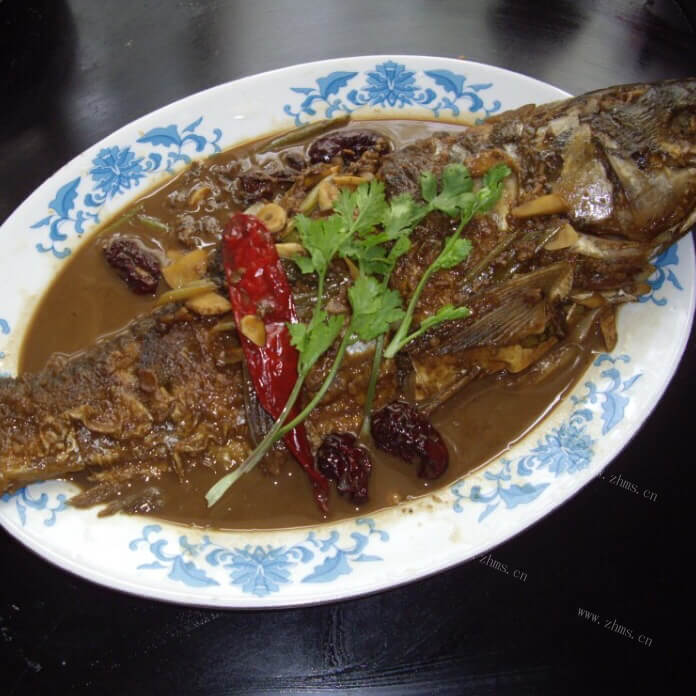 好吃的红烧鲢鱼身