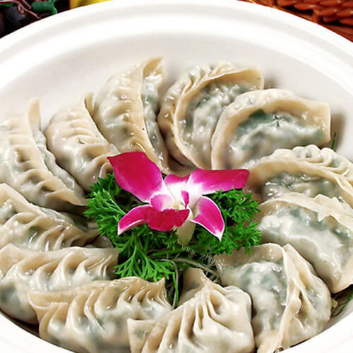 香气浓郁的双色饺子