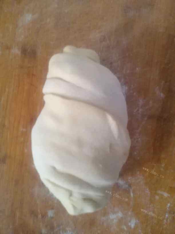 香香的孜然油未葱花饼做法图解6)