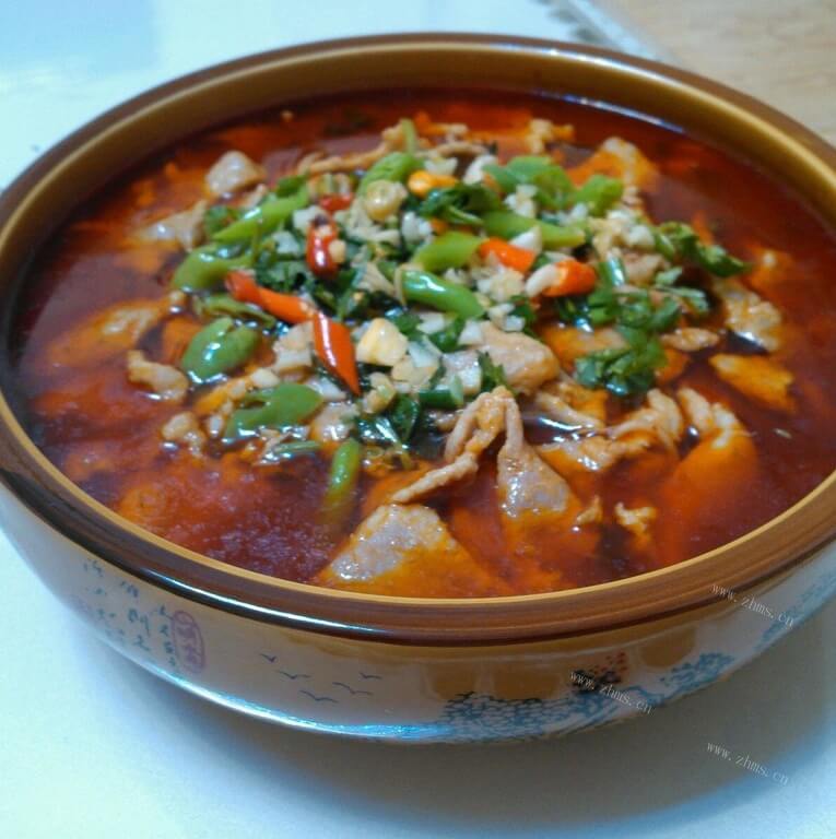 美味水煮肉片的做法
