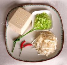 多味糖醋黄金豆腐做法图解1)