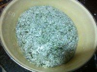 野味的茼蒿粑粑做法图解6)