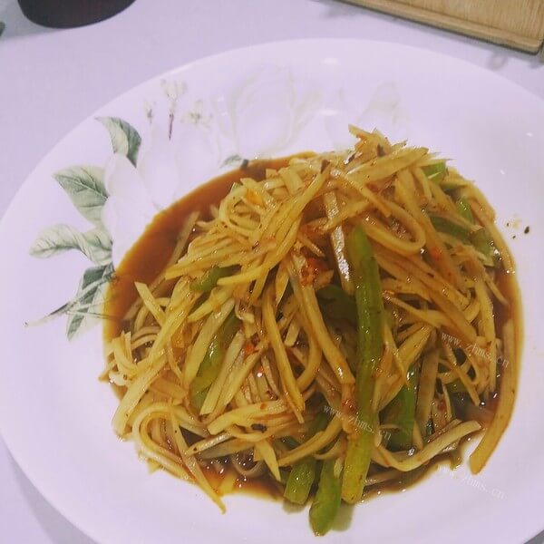 好吃的酸辣土豆丝