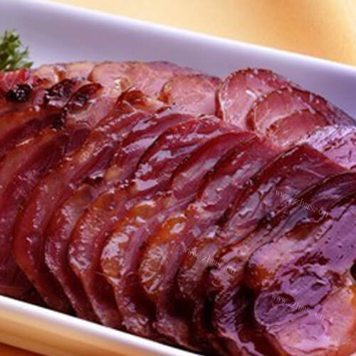 香喷的熏马肉