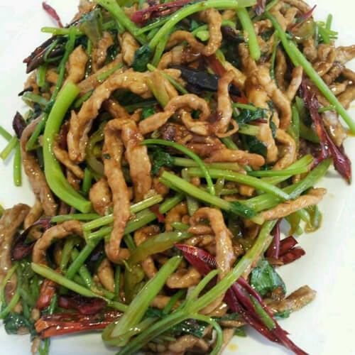 美味的香辣肉丝的做法
