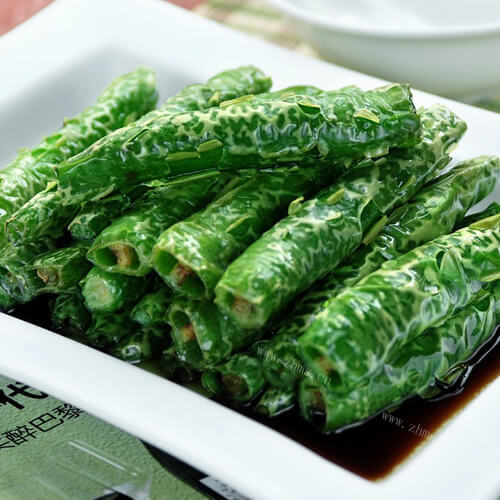 清淡的干贝虎皮冬瓜 