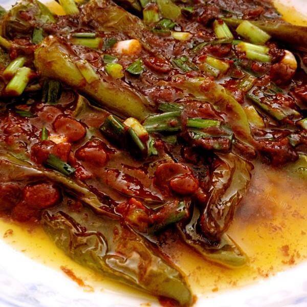 让人怀念的酱焖尖椒