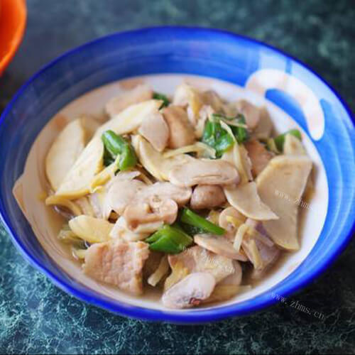 美味的蘑菇炒肉的做法