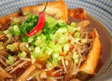多味糖醋黄金豆腐做法图解5)
