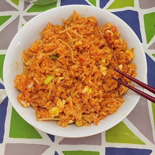 好吃的韩国泡菜炒饭