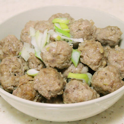 美味的肉丸子的做法