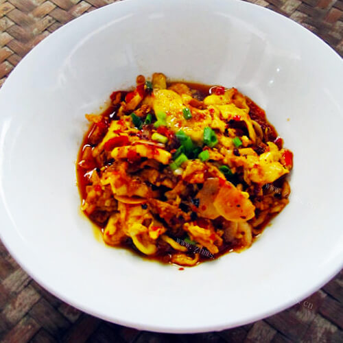 美味豆瓣酱炒鸡蛋
