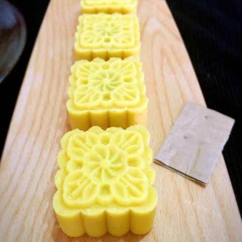 美味的自制绿豆糕