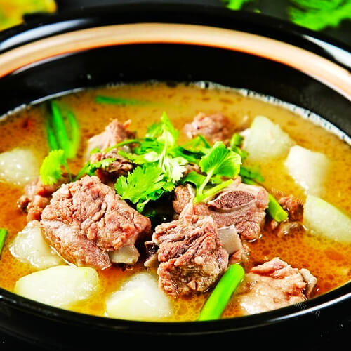 美味的咸肉冬瓜汤