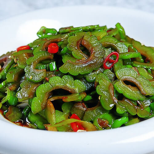 美味的炒苦瓜的做法