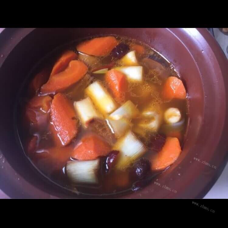 口齿留香的羊肉萝卜饭做法图解9)