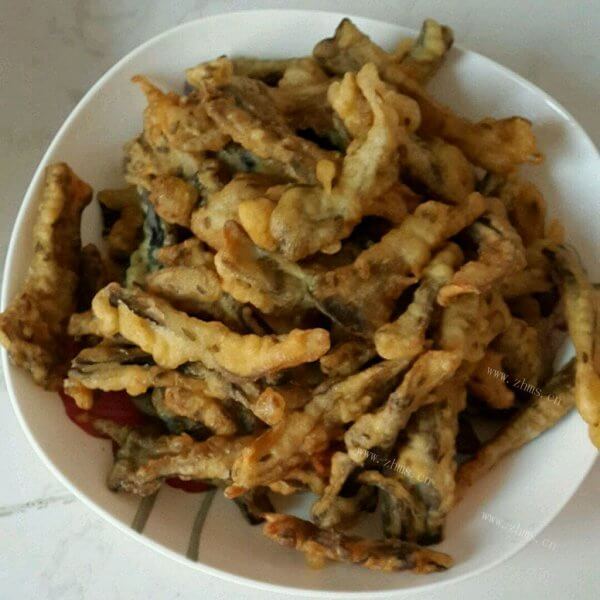 好吃零食炸蘑菇的做法