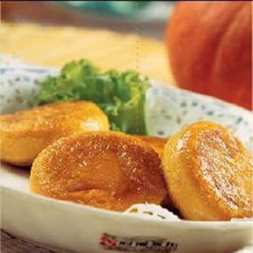 可口的香甜南瓜饼