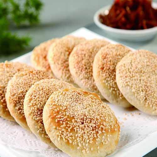 滋味的韭菜鸡蛋炒烧饼 