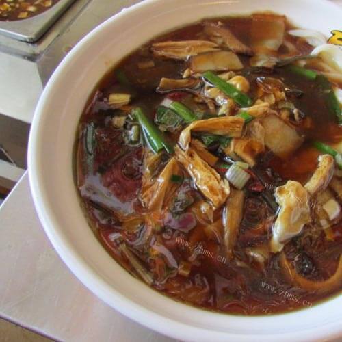 好吃的茄子豆角打卤面