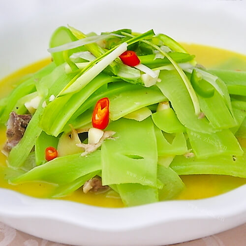好吃的莴笋炒肉丝